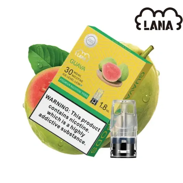 LANA1代LOGO番石榴webp LANA拉娜鹽系霧化|台灣電子煙主機煙彈商城