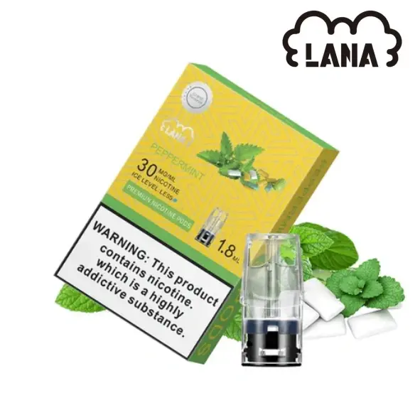 LANA1代薄荷webp LANA拉娜鹽系霧化|台灣電子煙主機煙彈商城