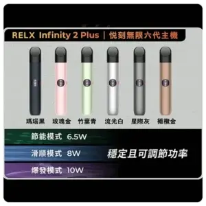 RELX六代主機webp LANA拉娜鹽系霧化|台灣電子煙主機煙彈商城