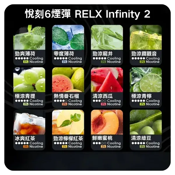 RelxInfinity2煙彈webp LANA拉娜鹽系霧化|台灣電子煙主機煙彈商城