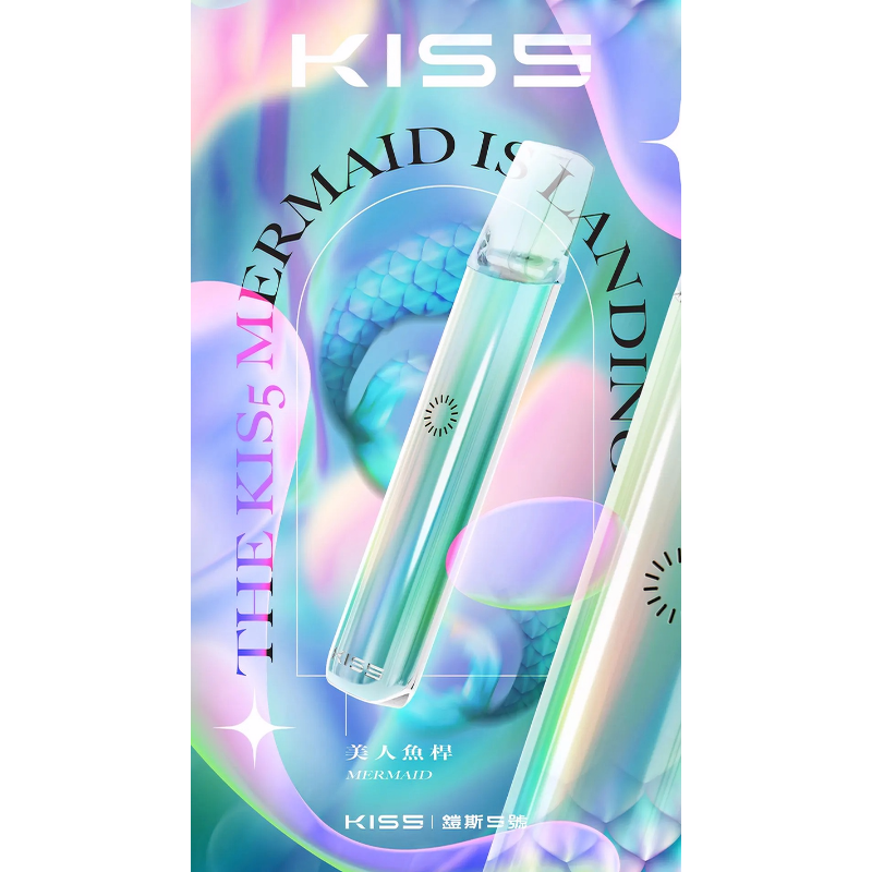kiss鎧斯5號美人魚png LANA拉娜鹽系霧化|台灣電子煙主機煙彈商城
